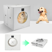 HKM-467859 Adjustable Speed Pet Hair Dryer for Dogs and Cats - Foldable and Efficient Grooming Tool