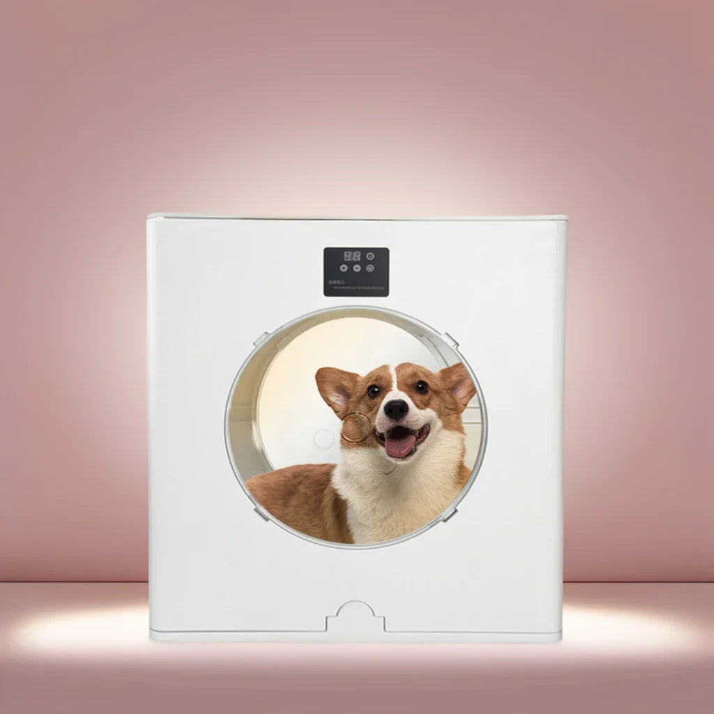 HKM-467859 Adjustable Speed Pet Hair Dryer for Dogs and Cats - Foldable and Efficient Grooming Tool