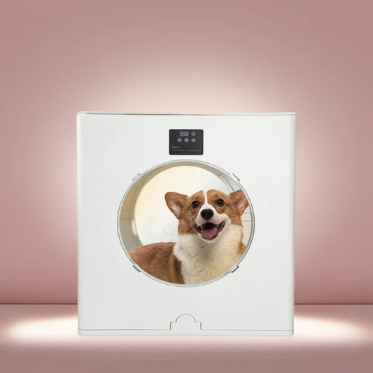HKM-467859 Adjustable Speed Pet Hair Dryer for Dogs and Cats - Foldable and Efficient Grooming Tool