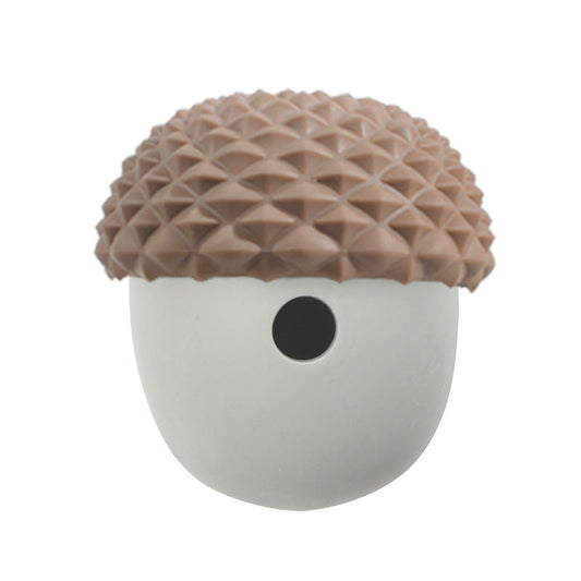 HKM-4679101 Silicone Acorn-Shaped Pet Dog Feeding Toy Ball in Various Colors