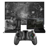 HKM-467923 Wireless Bluetooth Game Controller for Smartphones - ENKEU T-X60 Dual Player Accessory