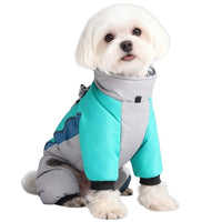 HKM-4679869 Fleece-Lined Waterproof Dog Coat with Traction for All Seasons