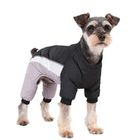 HKM-4679869 Fleece-Lined Waterproof Dog Coat with Traction for All Seasons