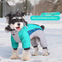 HKM-4679869 Fleece-Lined Waterproof Dog Coat with Traction for All Seasons