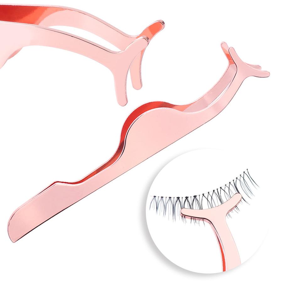 HKM-467987 Stainless Steel False Eyelash Assistant Clip for Easy Application