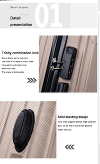 HKM-467987 Universal Wheel Trolley Case for Easy Carry – Unisex Design Travel Luggage