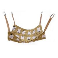HKM-4682685 Breathable Cotton Linen Cat Hammock Bed with Hanging Hook - Soft and Wear-Resistant, Multicolor