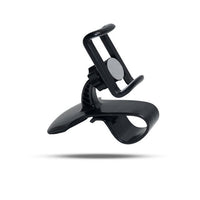 HKM-468307 360-Degree Rotating Car Clip Phone Holder - Adjustable & Stable Design in Black Gray