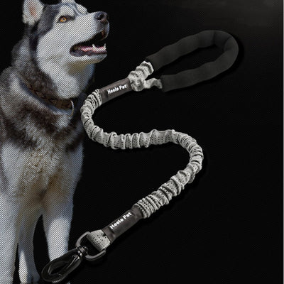 HKM-4684861 Elastic Traction Rope for Medium and Large Dogs - High Elasticity and Explosion-Proof Design