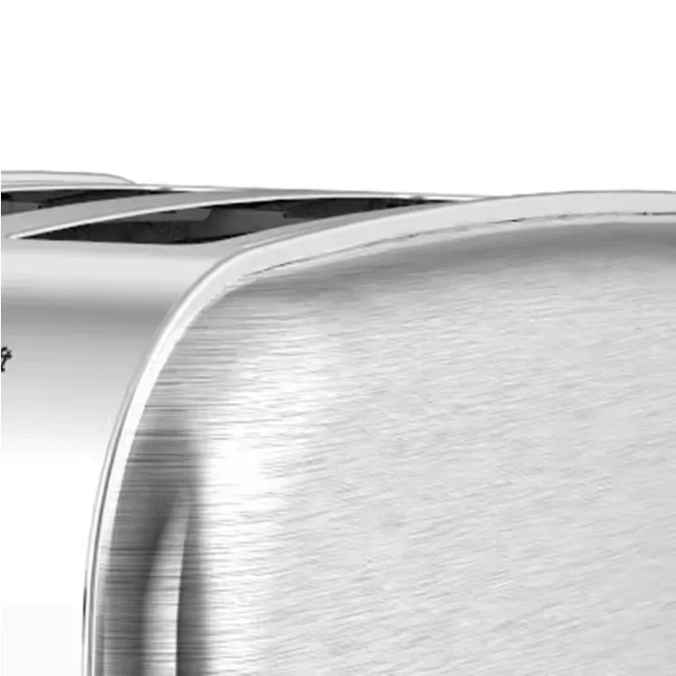 HKM-468499 Stainless Steel Digital Retro Toaster - 2 Slice, 950W Power, CE/ETL Certified