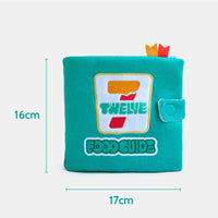 HKM-4685885 Soft Fleece Dog Puzzle Feeding Pad - Machine Washable Pet Toy
