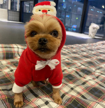 HKM-4686141 Festive Pet Sweater for Christmas - Red or Green, Sizes XS to XXL