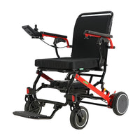 HKM-468627 Portable Folding Electric Wheelchair Model D37 with Dual Motors and 120kg Capacity