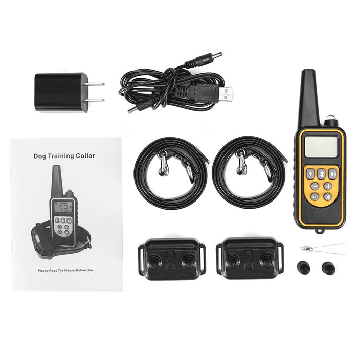 HKM-4686525 800m Waterproof Electric Dog Training Collar with Adjustable Stimulation Levels