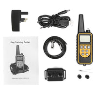 HKM-4686525 800m Waterproof Electric Dog Training Collar with Adjustable Stimulation Levels