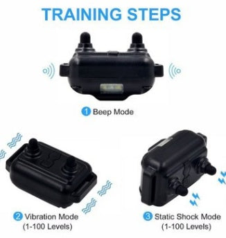 HKM-4686525 800m Waterproof Electric Dog Training Collar with Adjustable Stimulation Levels