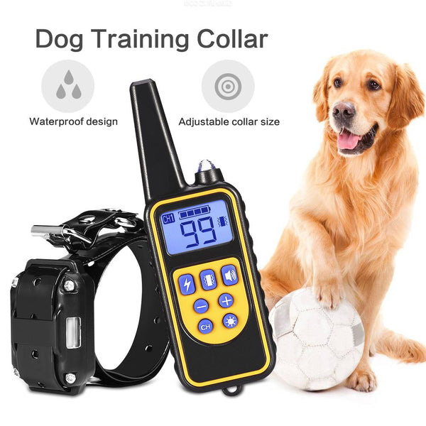 HKM-4686525 800m Waterproof Electric Dog Training Collar with Adjustable Stimulation Levels