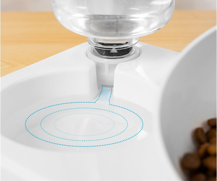 HKM-4686909 Innovative 15¡ã Adjustable Dual-Bowl Dog Feeder with Eco-Friendly Design for Comfortable Eating Posture
