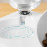 HKM-4686909 Innovative 15¡ã Adjustable Dual-Bowl Dog Feeder with Eco-Friendly Design for Comfortable Eating Posture