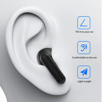 HKM-468755 Waterproof Sports Stereo Wireless Headset for Running and Active Lifestyles - Black TWS Earbuds