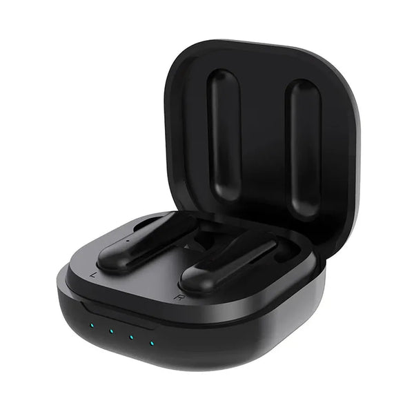 HKM-468755 Waterproof Sports Stereo Wireless Headset for Running and Active Lifestyles - Black TWS Earbuds