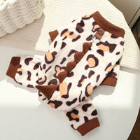HKM-4687677 Cozy Fleece Dog Clothes for Autumn and Winter - Multiple Dinosaur Prints for French Bulldogs
