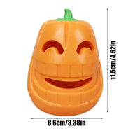 HKM-4688317 Indestructible Pumpkin-Shaped Dog Chew Toy for Aggressive Chewers, Perfect for Oral Health and Interactive Play