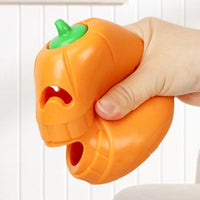 HKM-4688317 Indestructible Pumpkin-Shaped Dog Chew Toy for Aggressive Chewers, Perfect for Oral Health and Interactive Play