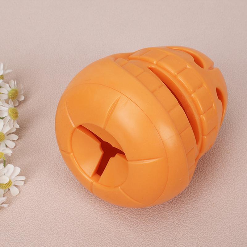 HKM-4688317 Indestructible Pumpkin-Shaped Dog Chew Toy for Aggressive Chewers, Perfect for Oral Health and Interactive Play