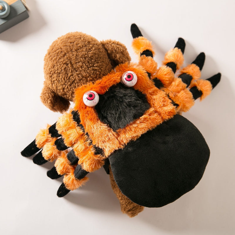 HKM-4688445 Red-Eyed Spider Halloween Costume for Pets, Polyester Fabric, Available in Sizes S, M, L