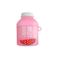 HKM-468947 Silicone Protective Case for Apple AirPods and AirPods Pro - White Peach Soda Design