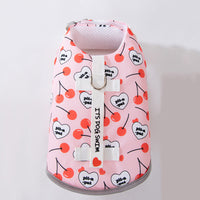 HKM-4691005 Animal-Shaped Medium Dog Life Jacket in Yellow Bees and Multiple Designs for Safety and Fun