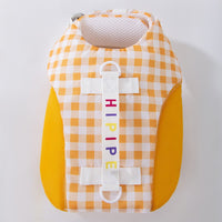 HKM-4691005 Animal-Shaped Medium Dog Life Jacket in Yellow Bees and Multiple Designs for Safety and Fun