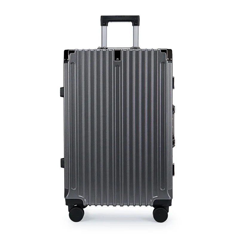 HKM-469139 Unisex 20" 22" 24" 26" Durable PC Luggage Set with Spinner Wheels and TSA Lock
