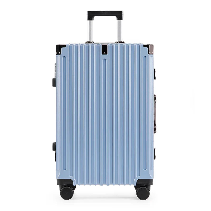 HKM-469139 Unisex 20" 22" 24" 26" Durable PC Luggage Set with Spinner Wheels and TSA Lock