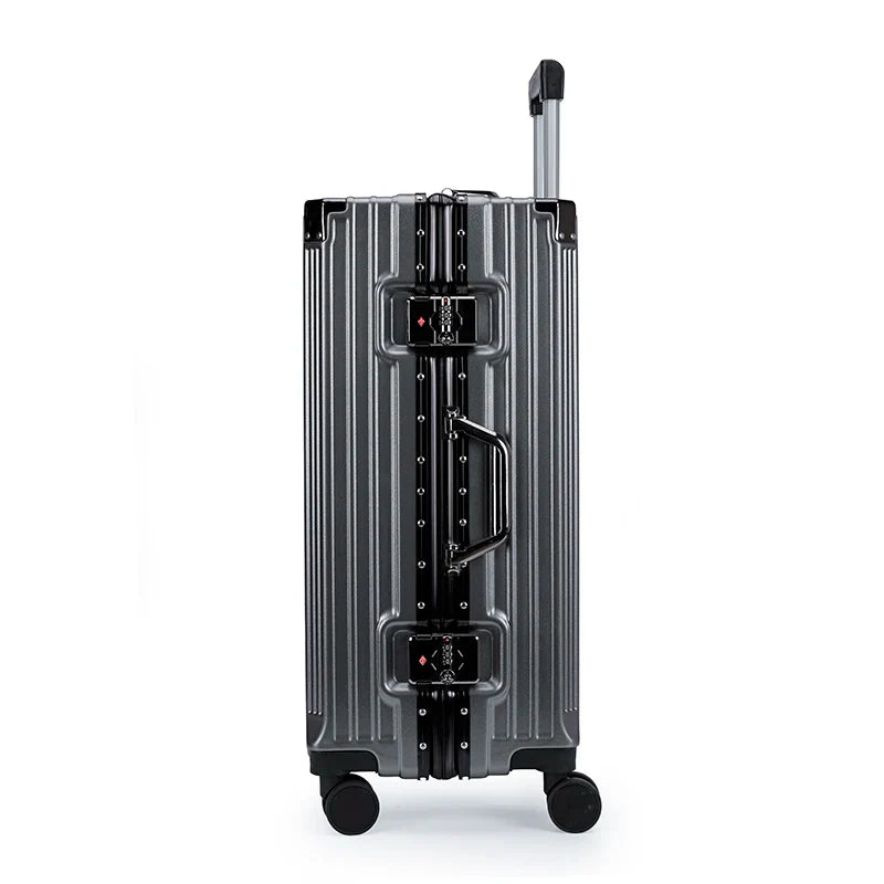 HKM-469139 Unisex 20" 22" 24" 26" Durable PC Luggage Set with Spinner Wheels and TSA Lock