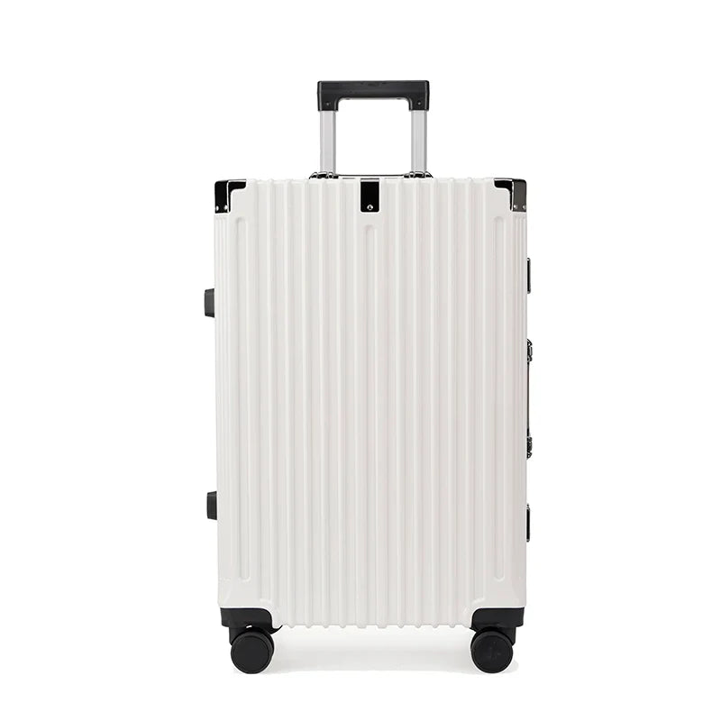 HKM-469139 Unisex 20" 22" 24" 26" Durable PC Luggage Set with Spinner Wheels and TSA Lock