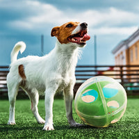 HKM-469203 Interactive Maze Squall Ball Dog Toy with Sound and Leaky Ballenticator