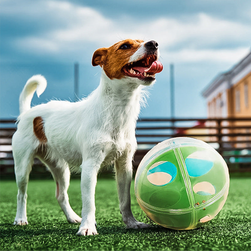 HKM-469203 Interactive Maze Squall Ball Dog Toy with Sound and Leaky Ballenticator