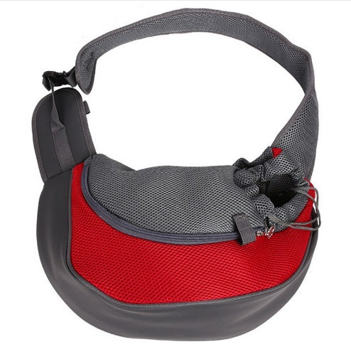 HKM-4693053 Outdoor Pet Sling Carrier Bag - Comfortable and Secure Backpack for Small Pets
