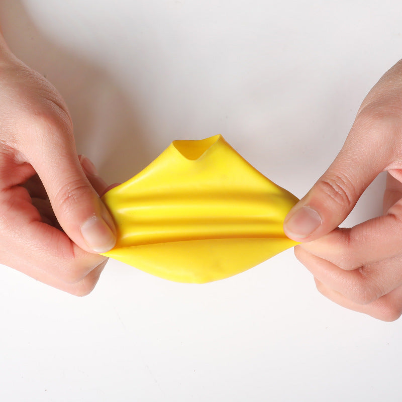 HKM-4693437 Small Dog Anti-Dirty Rubber Shoe Covers in Yellow, Blue, Pink - Available in S, M, L Sizes