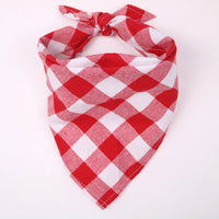 HKM-4694205 Large Cotton Pet Saliva Towel - Classic Triangle Design in Various Colors