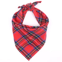 HKM-4694205 Large Cotton Pet Saliva Towel - Classic Triangle Design in Various Colors