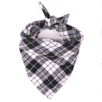 HKM-4694205 Large Cotton Pet Saliva Towel - Classic Triangle Design in Various Colors