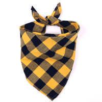 HKM-4694205 Large Cotton Pet Saliva Towel - Classic Triangle Design in Various Colors