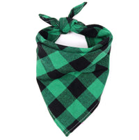 HKM-4694205 Large Cotton Pet Saliva Towel - Classic Triangle Design in Various Colors