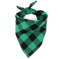 HKM-4694205 Large Cotton Pet Saliva Towel - Classic Triangle Design in Various Colors