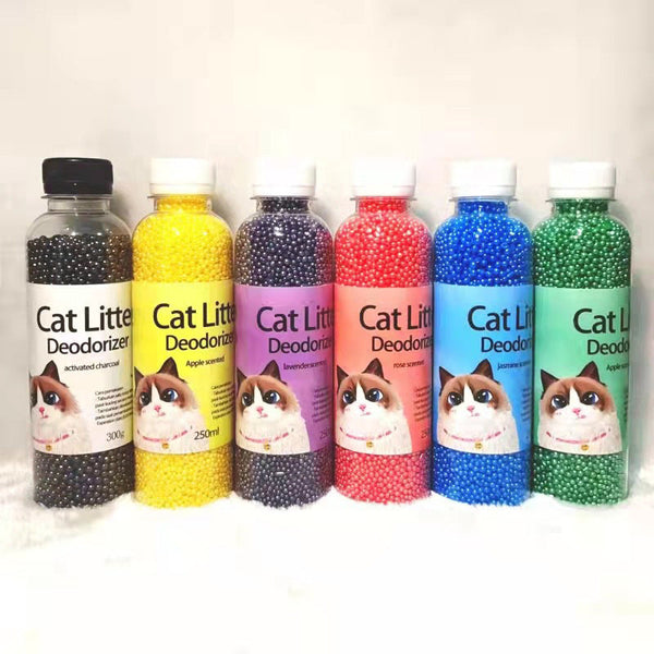 HKM-4694461 Activated Carbon Cat Litter Deodorizing Beads - 250ml Various Colors Available