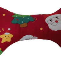 HKM-4695229 Plush Holiday Molar Toy for Dogs – Festive Santa Claus, Snowman, and Deer Designs
