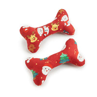 HKM-4695229 Plush Holiday Molar Toy for Dogs – Festive Santa Claus, Snowman, and Deer Designs